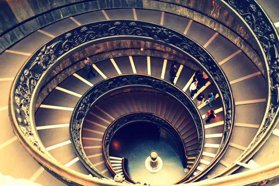 The spiral staircase at the Vatican Museums on Nov. 12, 2015. ?w=200&h=150
