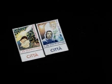 The Vatican's postage stamps for Christmas 2018. 