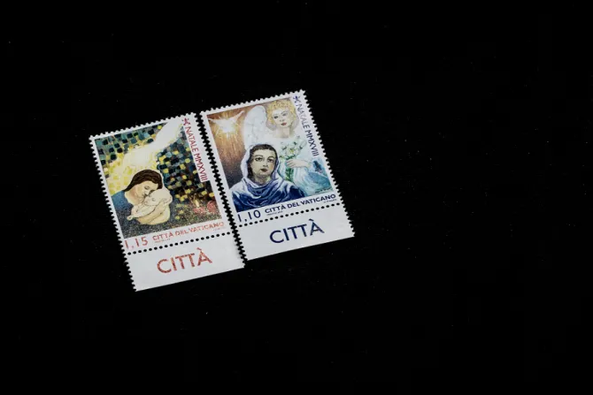 Stamp for Christmas 2018 of the Vatican Post Office Credit Daniel Ibez CNA CNA