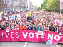 Stand Up for Life Rally, Dublin. 