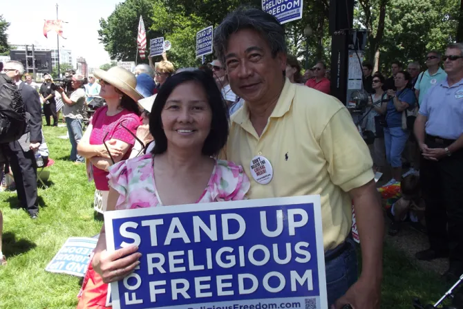 Stand Up for Religious Freedom rally in Washington DC June 2012 CNA 1 7 14
