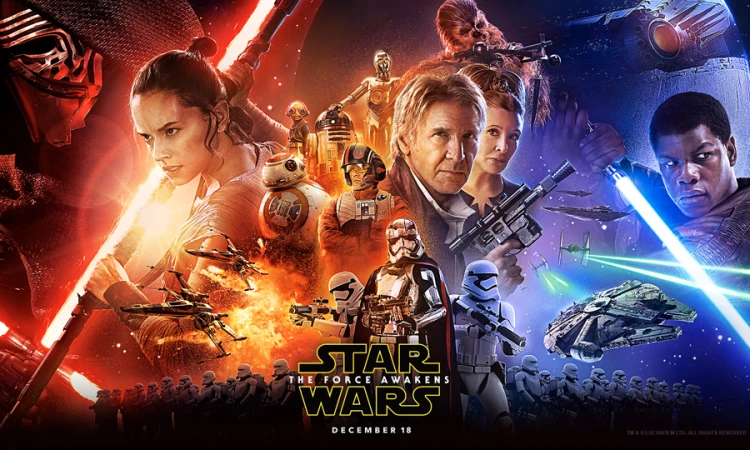 Star Wars The Force Awakens Poster Credit Disney and Lucas Films LTD CNA 12 3 15