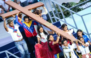 Stations of the Cross at World Youth Day Panama Jan. 25, 2019.   Daniel Ibanez