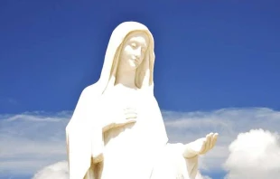 A statue of Our Lady in Medjugorje, Bosnia and Herzegovina. Credit: Gnuckx via Flickr (CC BY 2.0)