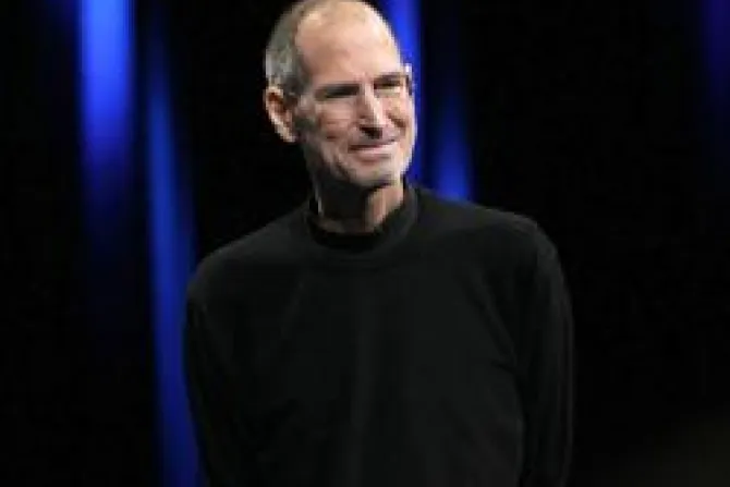 Steve Jobs Credit Justin Sullivan Getty Images News Getty Images CNA US Catholic News 10 6 11