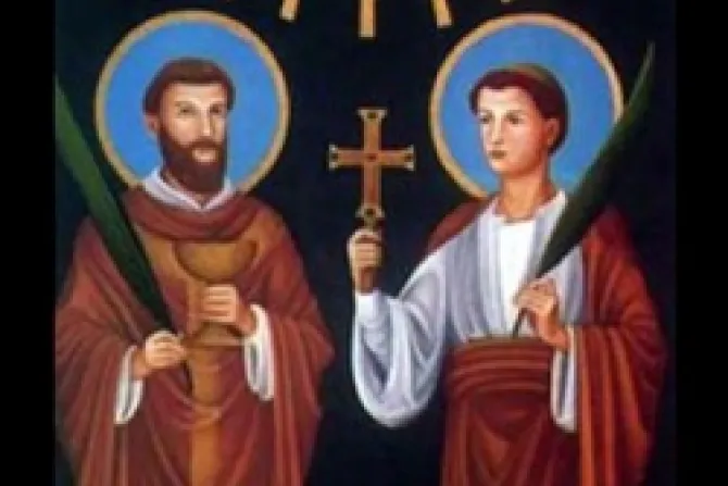 Sts Marcellinus and Peter CNA World Catholic News 5 11 12