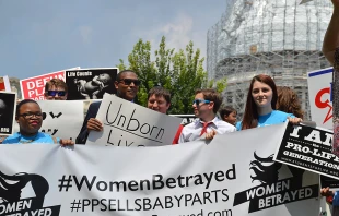 A student-organized rally against Planned Parenthood at the US Capitol, July 28, 2015.   Addie Mena/CNA.