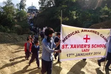 Students lead Medical Awareness Campaign March Lazu 2014 Credit Diocese of Miao CNA 1 24 14
