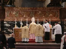 A Mass said for the Summorum Pontificum pilgrimage in Rome held Oct. 25, 2014.