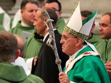 Pope Francis celebrates Sunday Mass July 7, 2013. 