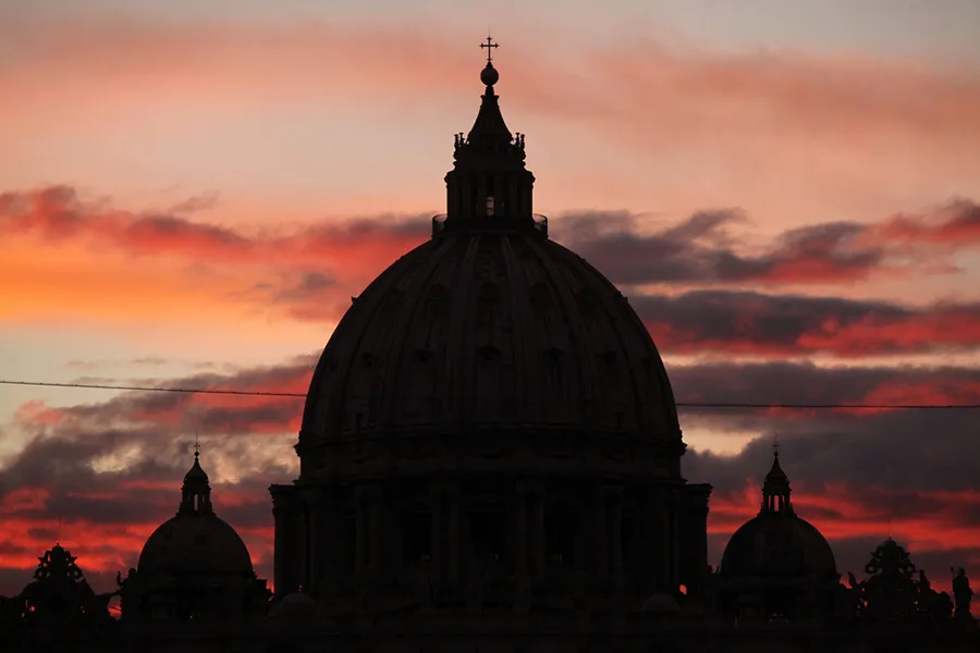 Sunset over St. Peter's Basilica. ?w=200&h=150