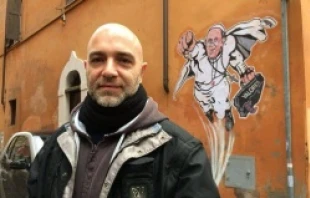 Artist Mauro Pallotta.   Andreas Dueren/CNA.