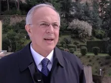 Supreme Knight Carl A. Anderson speaks with CNA in Rome on March 15, 2013. 