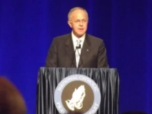 Supreme Knight Carl A. Anderson at the National Catholic Prayer Breakfast in D.C. on April 19, 2012.