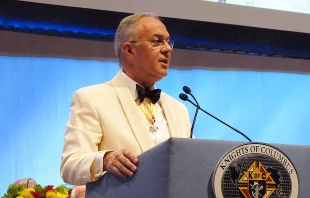 Supreme Knight Carl Anderson.   Peter Zelasko/CNA.