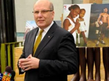 The Knight's Supreme Secretary Emilio Moure expresses the enthusiasm of the Knights of Columbus for the Hope for Haiti’s Children program