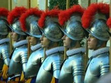 The swearing in of new Swiss Guards at the Vatican on May 6, 2011