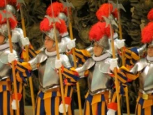 The swearing-in of the Swiss Guard on May 6. 2012 in Rome. 
