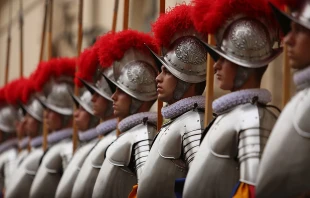 Swiss Guard swearing-in ceremony at the Vatican on May 6, 2015.   Daniel Ibanez/CNA.