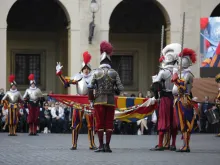 New Swiss Guards are sworn in at the Vatican May 6, 2017. 