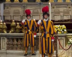 Swiss Guards in St. Peter's Basilica?w=200&h=150