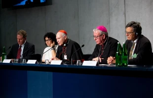 Synod of Bishops press briefing Oct. 10, 2018.   Daniel Ibanez/CNA.
