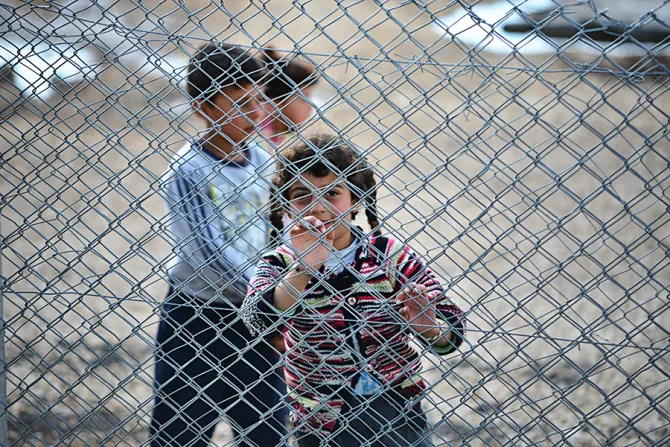 Syrian children at refugee camp Credit Procyk Radek Shutterstock CNA