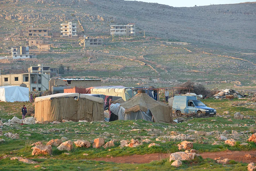 Syrian refugees who have settled in Qaa, a village in Lebanon's Bekaa province. ?w=200&h=150