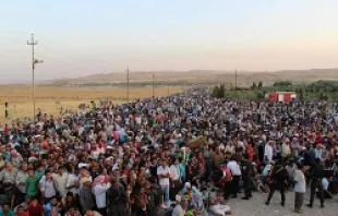 Syrians streaming into Kurdistan, Iraq on August 15, 2013.   UNHCR/G.Gubaeva.