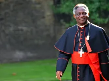 Cardinal Peter Turkson in the United Kingdom on Sept. 10, 2010. 