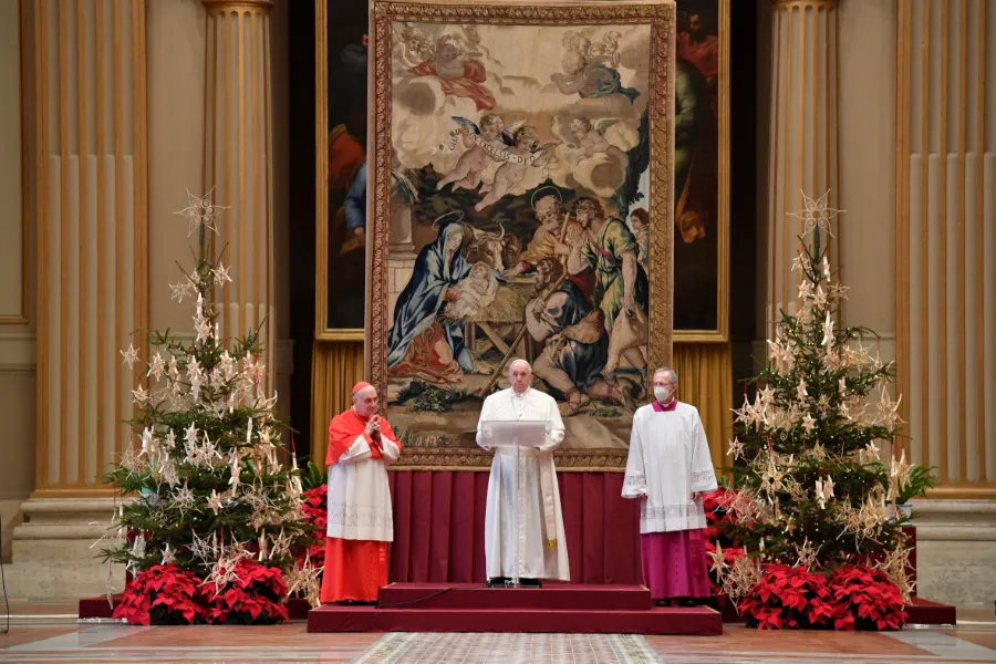 Pope Francis gives his Christmas ‘Urbi et Orbi’ blessing Dec. 25, 2020. Credit: Vatican Media.?w=200&h=150