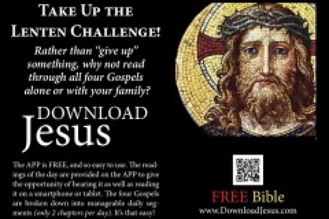 Take Up the Lenten Challenge app CNA 1 27 14