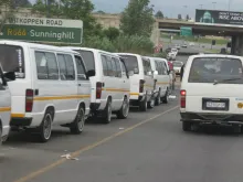 Taxis in Johannesburg. 