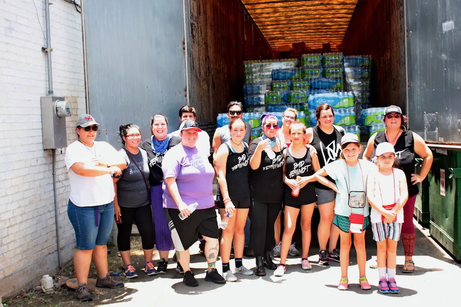 Teams with And Then There Were None and New Wave Feminists deliver supplies in McAllen, TX. ?w=200&h=150