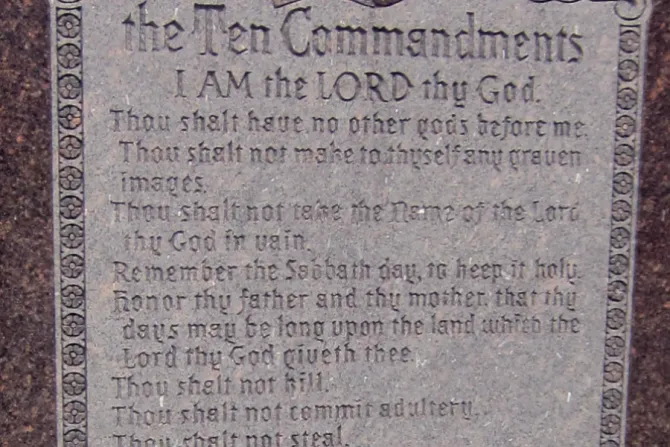 Ten commandments Credit Wally Gobetz via Flickr CC BY NC ND 20 CNA