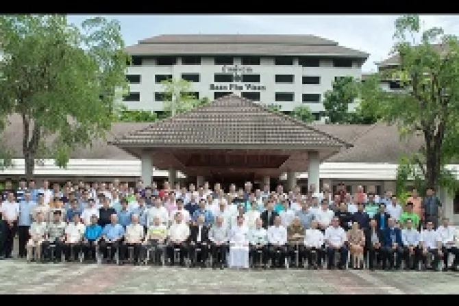 Thai bishops and priest biannual seminar 2014  Credit Catholic Bishop Conference Thailand CNA CNA