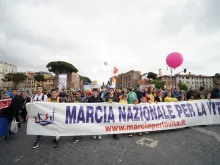 Italy's National March for Life, held in Rome, May 18, 2019. 