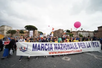The 2019 Italian national March for Life in Rome Credit Daniel Ibanez CNA