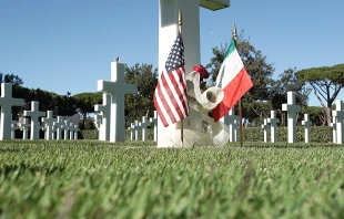 The Sicily-Rome American Cemetery in Nettuno, Italy, where Pope Francis will say Mass Nov. 2, 2017.   Massimiliano Valenti/CNA.