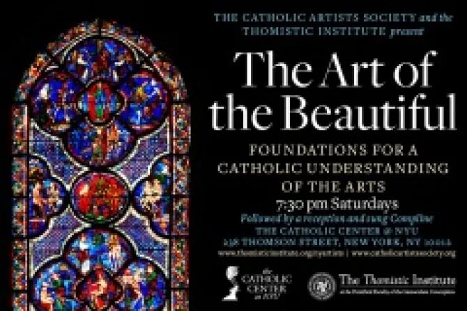 The Art of the Beautiful flyer CNA US Catholic News 8 26 13