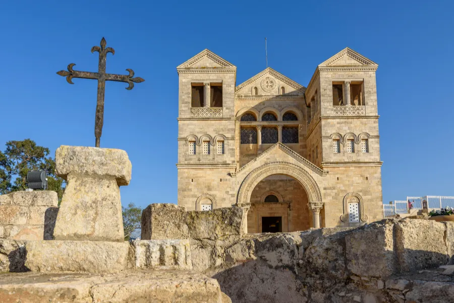 The Basilica of the Transfiguration on Mount Tabor in Israel. ?w=200&h=150