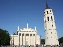 The Cathedral Basilica of Ss Stanislaus and Ladislaus in Vilnius, Lithuania. 