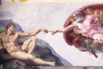 The Creation of Adam by Michaelangelo from the ceiling of the Sistine Chapel CNA500x320 Vatican Catholic News 10 31 12