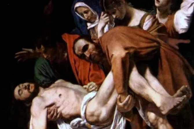 The Deposition of Christ by Caravaggio circa 1600 1604 CNA 12 5 13