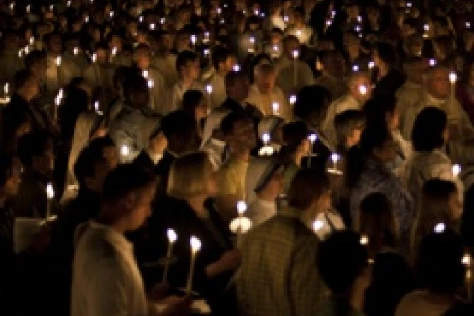 The Easter Vigil Credit Mazur EWTN US Catholic News 4 9 12