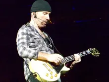 The Edge, lead guitarist of U2. 