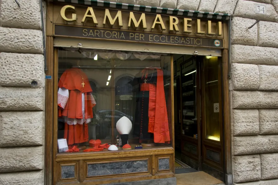 The Gammarelli store-front after the announcement of a consistory of cardinals in October, 2010. ?w=200&h=150