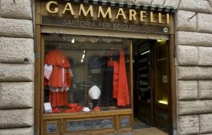 The Gammarelli store-front after the announcement of a consistory of cardinals in October, 2010.   Lawrence OP via Flickr (CC BY-NC-ND 2.0).