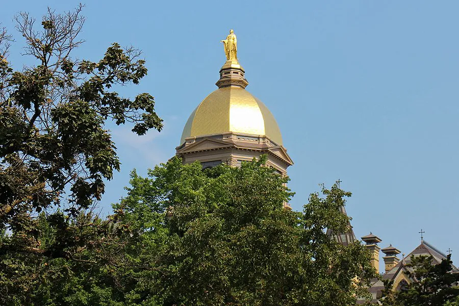 The University of Notre Dame's Golden Dome. ?w=200&h=150