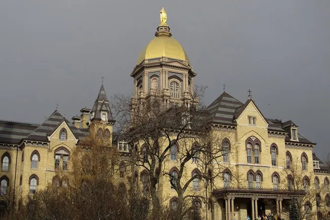 The Golden Dome Main Administration Building University of Notre Dame South Bend Indiana Credit Ken Lund CC BY SA 20 CNA